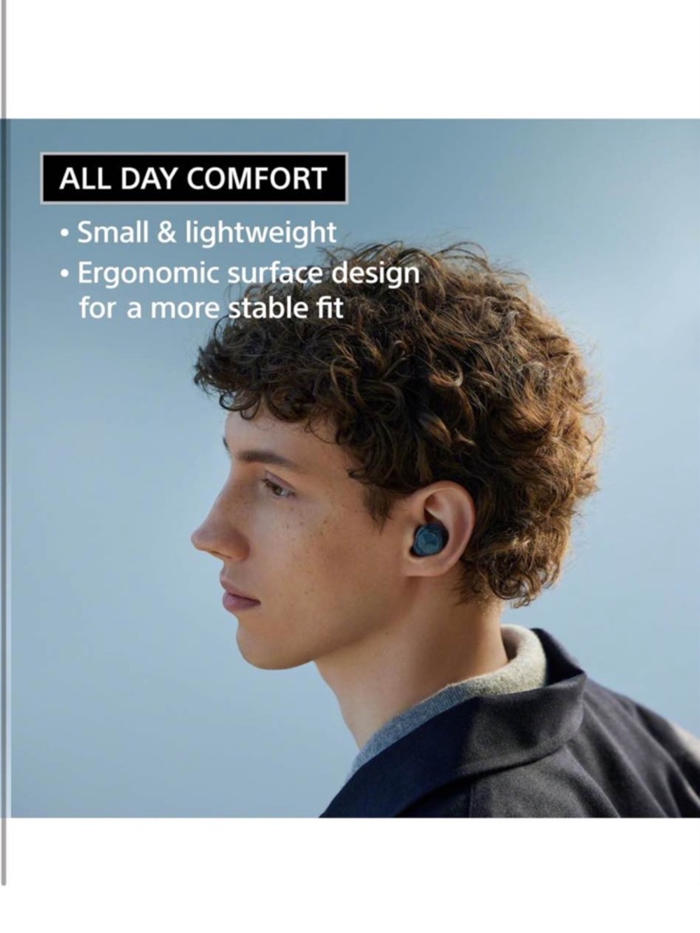 Sony Wireless In-Ear Earbuds — White - Picture 4 of 10